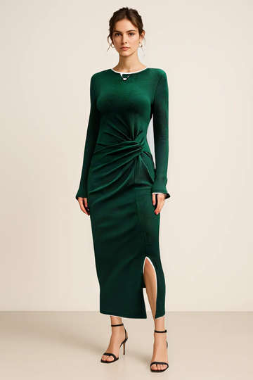 Long Sleeve Slim Dress